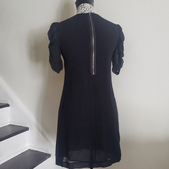 THEORY Mini Silk Dress - Picture 2 of 8
